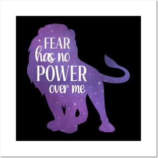 Brave Lion Positive Message for Courage and Encouragement Posters and Art